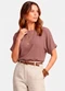 Infinita Cor - Blusa Cropped Feminina Roxo - variação: Vermelho