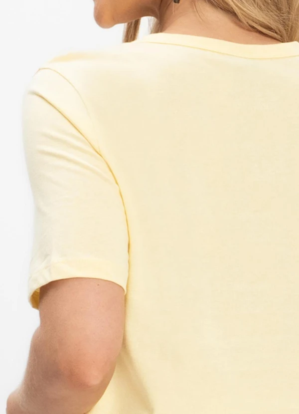 Select - Blusa Cropped Lisa Amarelo 4