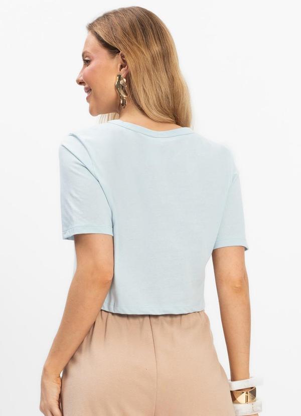 Select - Blusa Cropped Lisa Azul 2