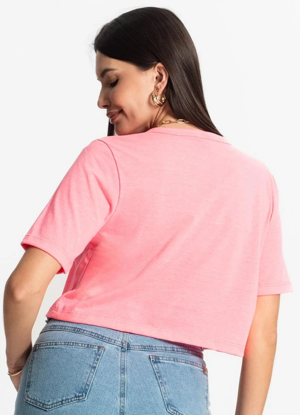Select - Blusa Cropped Lisa Rosa 2