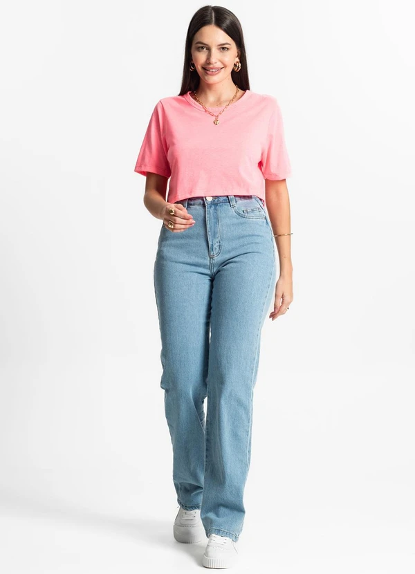 Select - Blusa Cropped Lisa Rosa 3