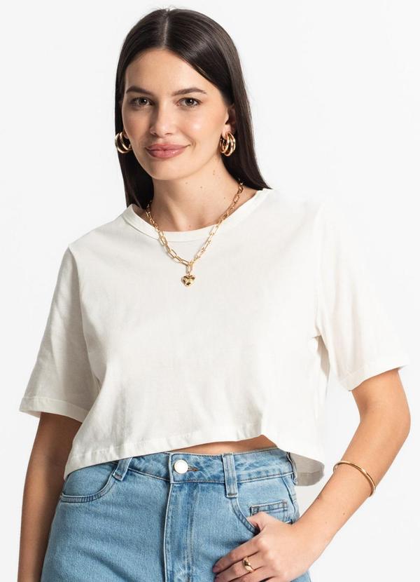 Select - Blusa Cropped Lisa Bege