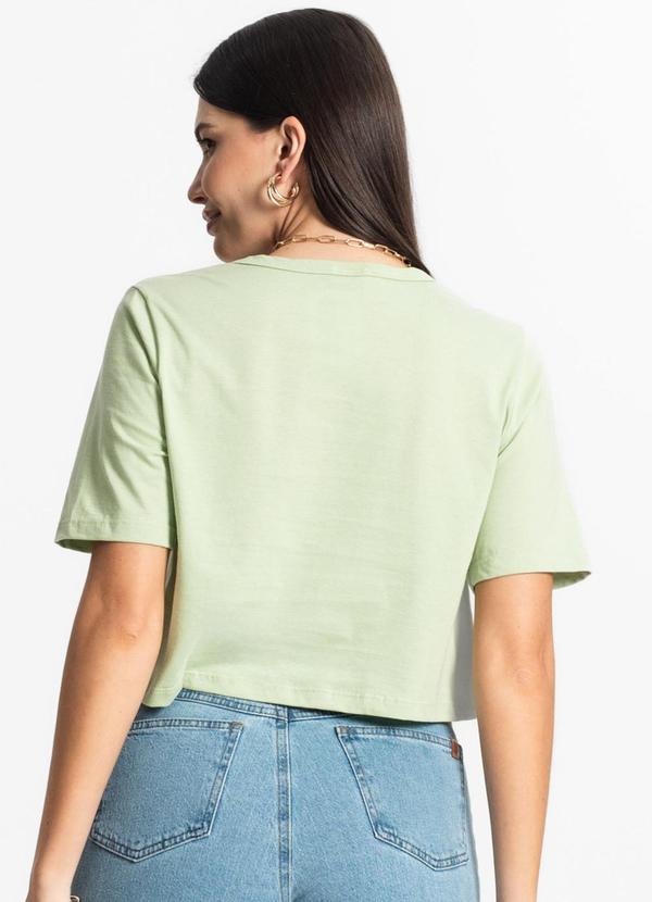 Select - Blusa Cropped Lisa Verde 2