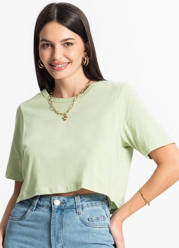 Select - Blusa Cropped Lisa Verde 4