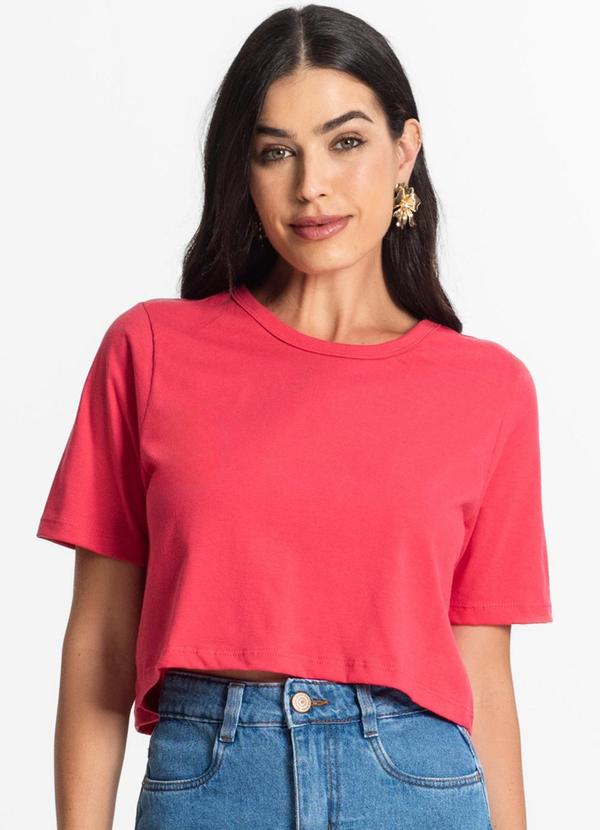 Select - Blusa Cropped Lisa Vermelho