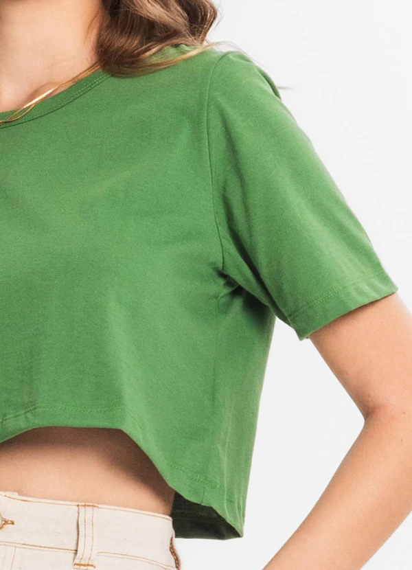 Select - Blusa Cropped Lisa Verde 5