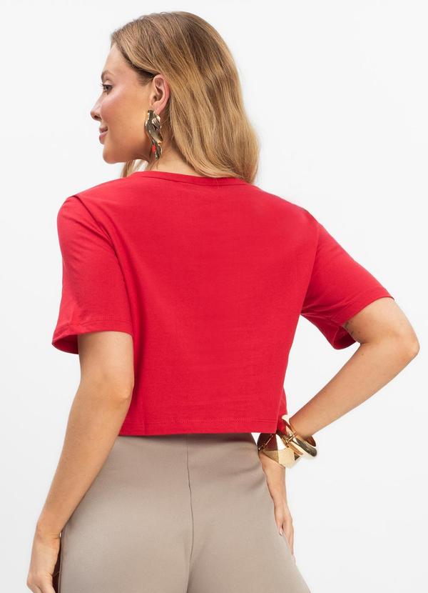 Select - Blusa Cropped Lisa Vermelho 2