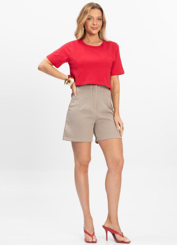 Select - Blusa Cropped Lisa Vermelho 3