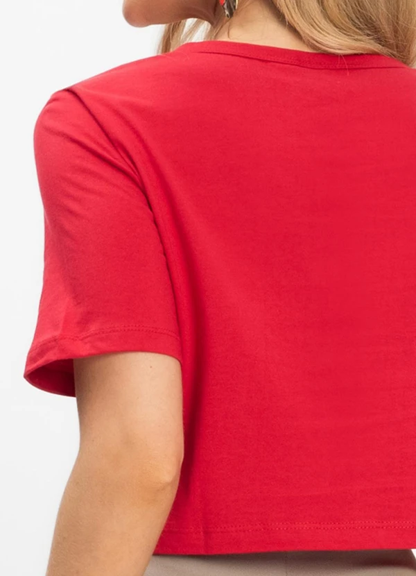 Select - Blusa Cropped Lisa Vermelho 4