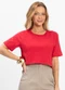 Select - Blusa Cropped Lisa Amarelo - variação: Vermelho
