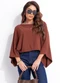 Colcci - Blusa Cropped Off White - variação: Marrom