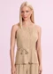 Angel - Blusa de Alfaiataria Bege - variação: Bege
