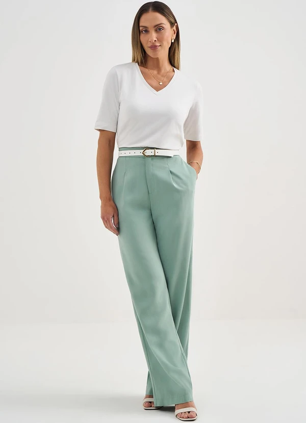 Principessa - Blusa de Malha Algodão com Elastano Off White Daiela 3