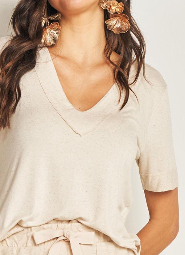 Doce Trama - Blusa de Manga Curta Branco 5