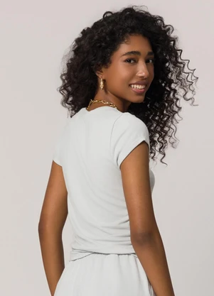 Sofie - Blusa de Manga Curta Branco - SOFIE