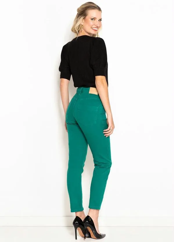 Maria Filó - Blusa de Tricot Malha Inglesa Preta 4