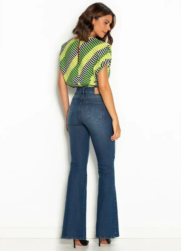 Colcci - Blusa de Viscose Estampada Verde 4