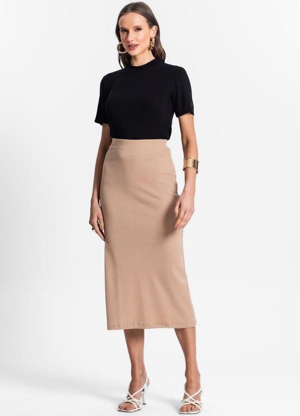 Endless - Blusa de Viscotorcion Básica Feminina Preto 3