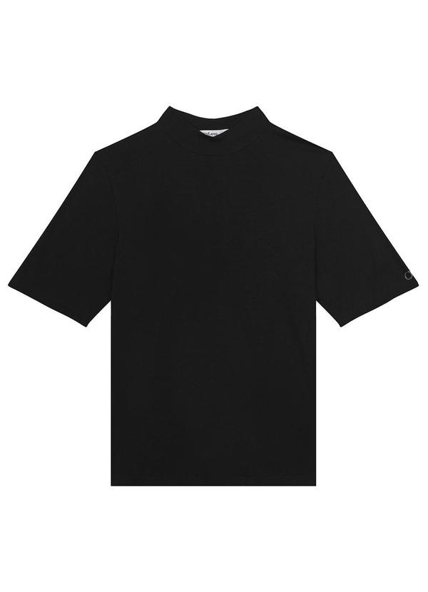 Endless - Blusa de Viscotorcion Básica Feminina Preto 4