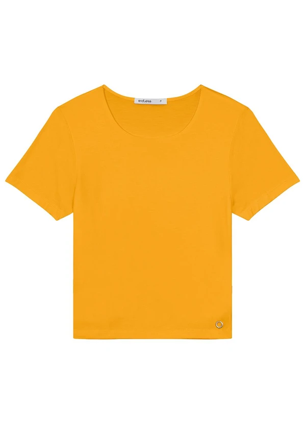 Endless - Blusa de Viscotorcion Feminina Amarelo
