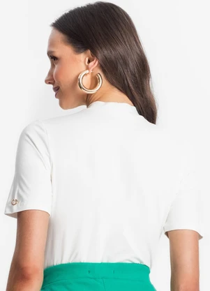 Endless - Blusa de Viscotorcion Feminina Bege - ENDLESS