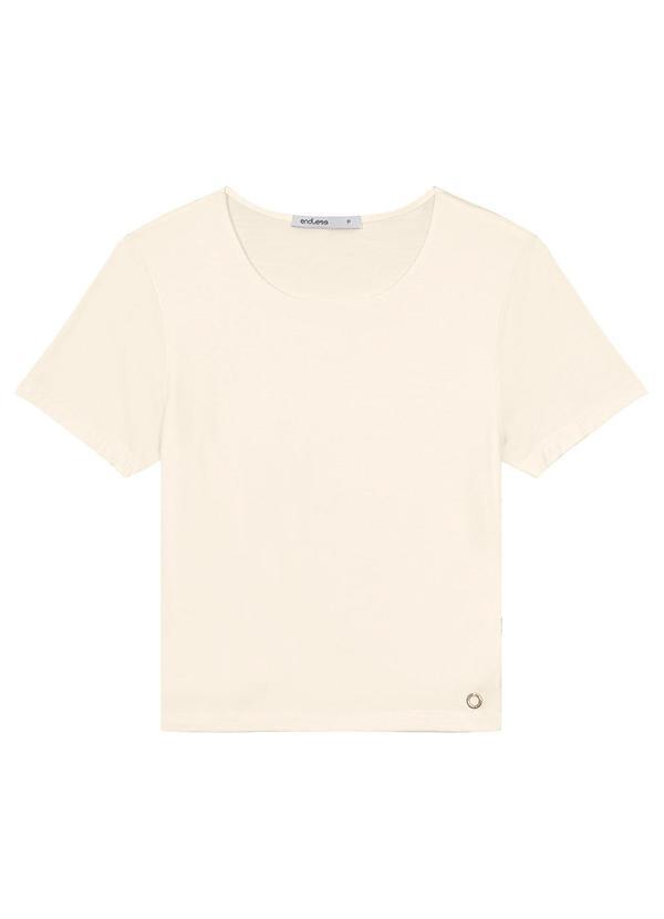 Endless - Blusa de Viscotorcion Feminina Bege