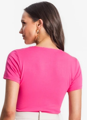 Endless - Blusa de Viscotorcion Feminina Rosa - ENDLESS