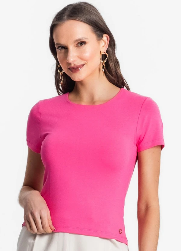 Endless - Blusa de Viscotorcion Feminina Rosa