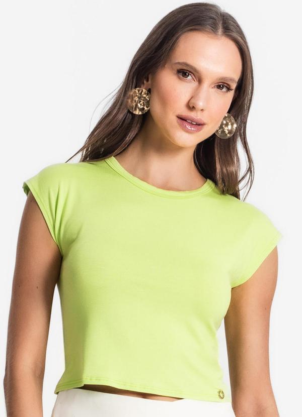 Endless - Blusa de Viscotorcion Feminina Verde