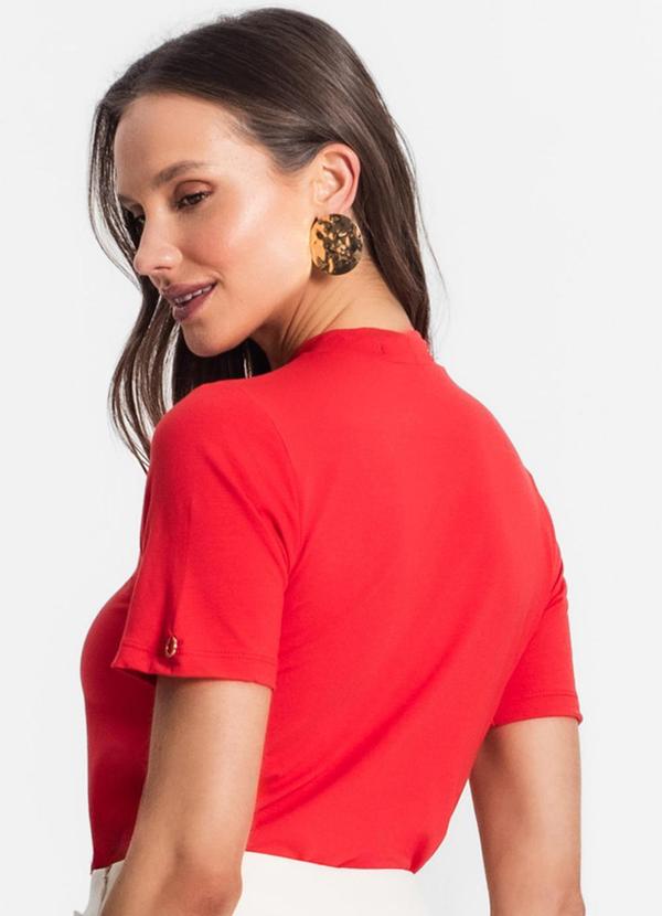 Endless - Blusa de Viscotorcion Feminina Vermelho 2