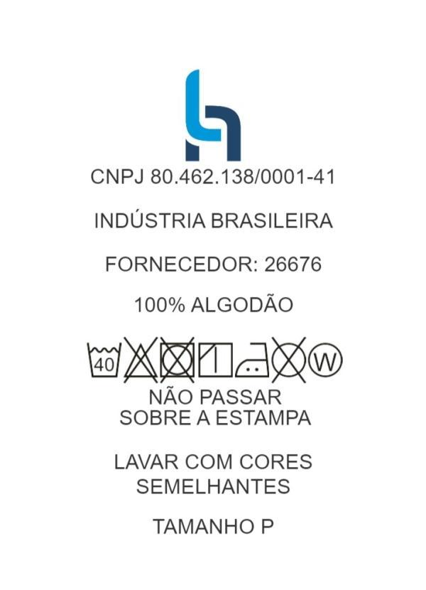 Outlet - Blusa Decote Redondo com Estampa Azul Marinho 6