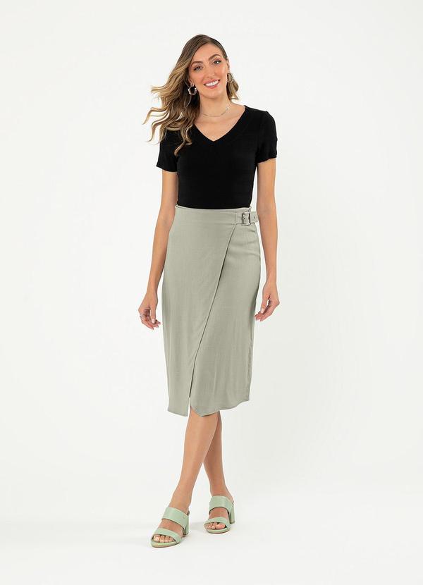 Cativa - Blusa Decote V em Viscose Preto 3