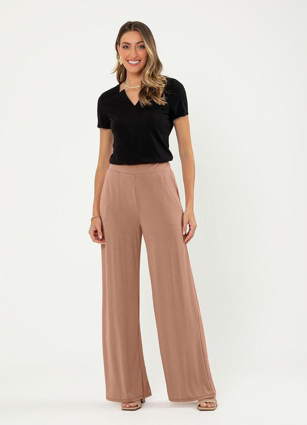 Cativa - Blusa Decote V em Viscose Preto 4