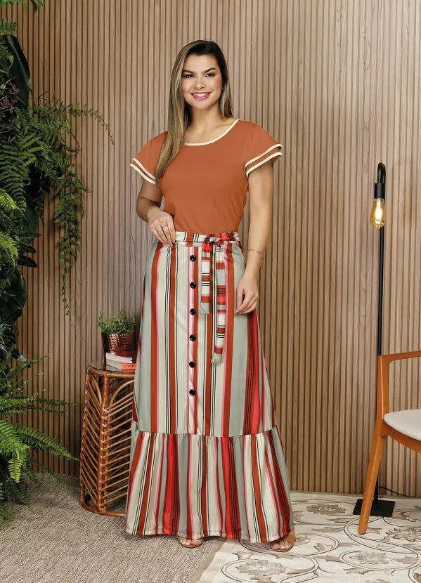 Rosalie - Blusa Detalhe Off White Caramelo