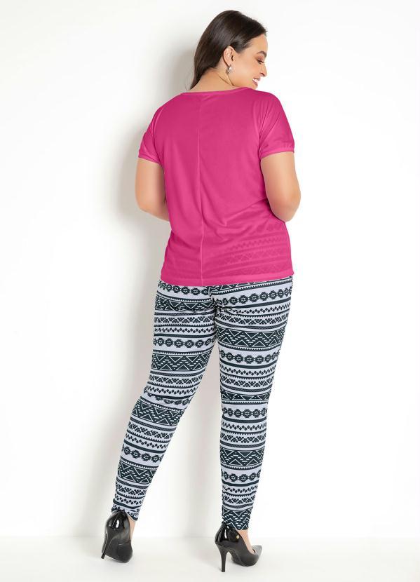 Moda Pop - Blusa Detalhe Tule Pink 7