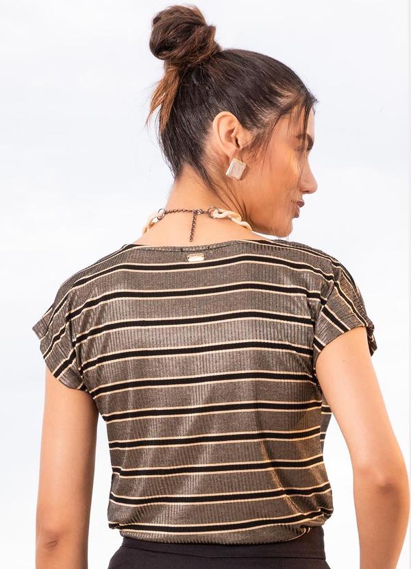 Quintess - Blusa Dourado em Canelado 2