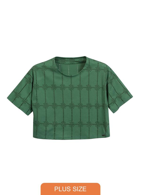 Marialícia - Blusa Duas Formas de Uso Verde