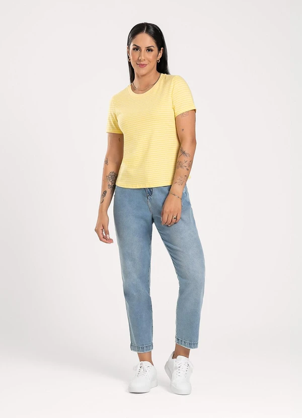 Cativa - Blusa em Algodão Amarelo Claro 3