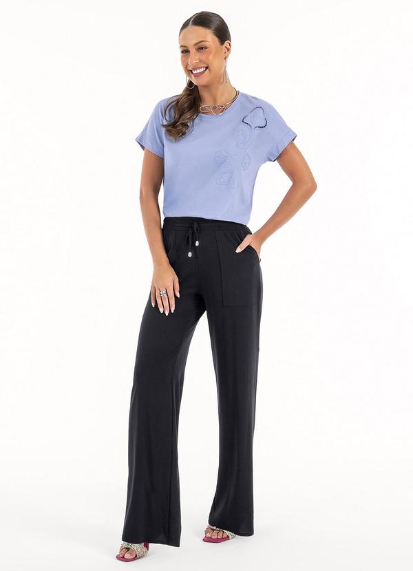 Habana - Blusa em Algodão Azul Claro 4