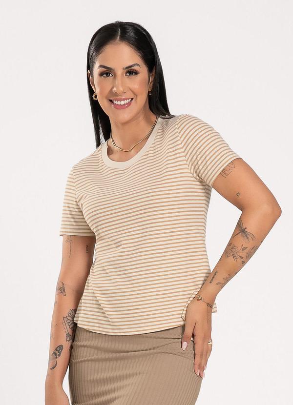 Cativa - Blusa em Algodão Bege