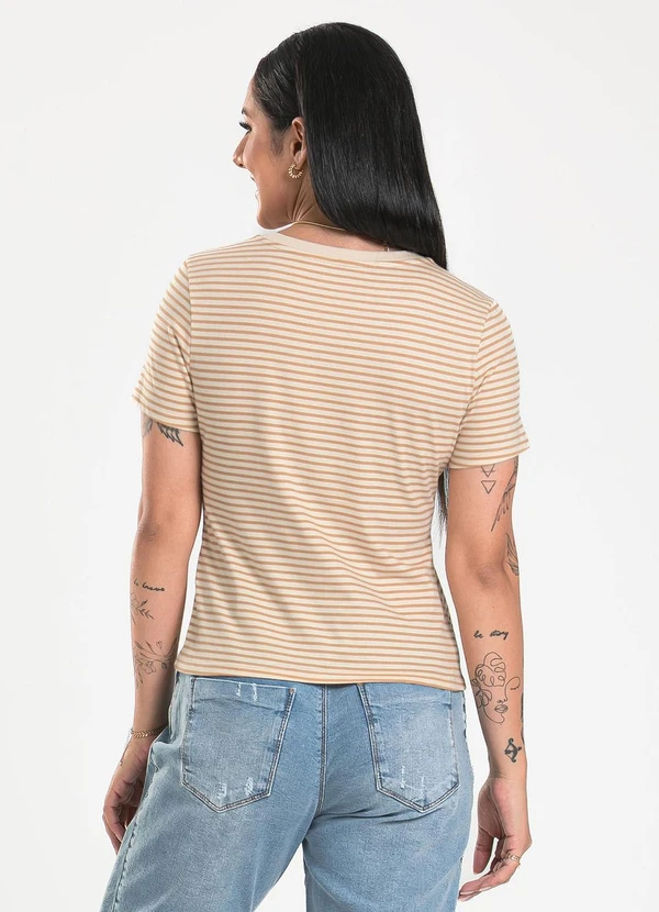 Cativa - Blusa em Algodão Bege 2