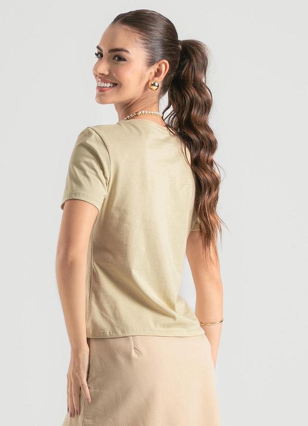 Cativa - Blusa em Algodão Bege 2