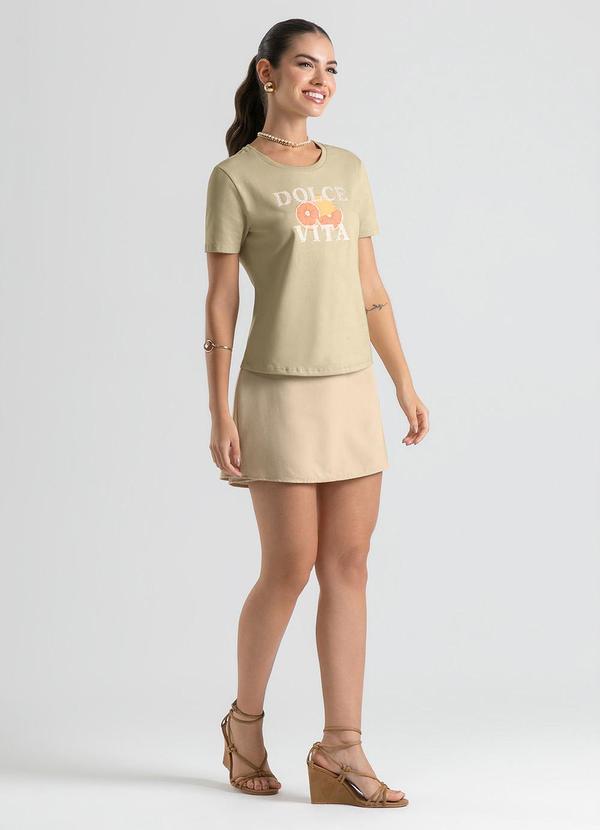 Cativa - Blusa em Algodão Bege 4