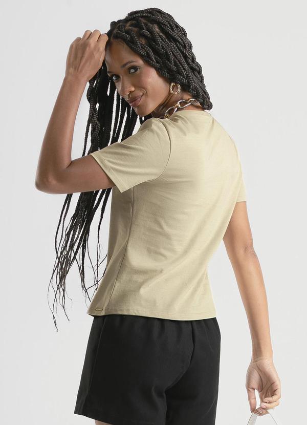 Cativa - Blusa em Algodão Bege 2