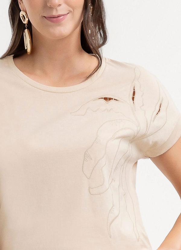 Habana - Blusa em Algodão  Bege 3