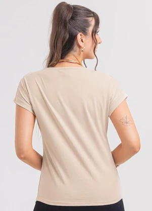 Habana - Blusa em Algodão Bege - HABANA