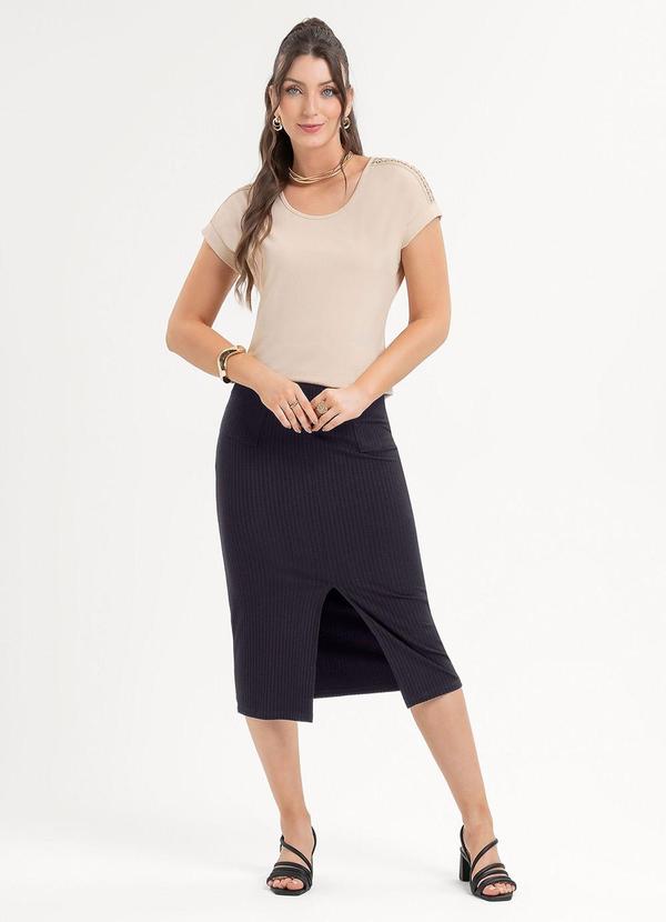 Habana - Blusa em Algodão Bege 3