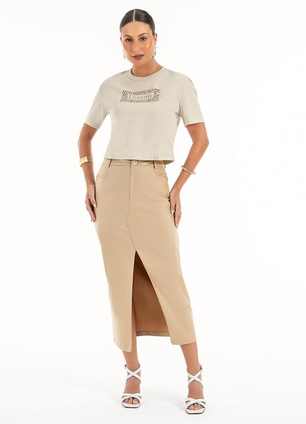 Habana - Blusa em Algodão Bege 4