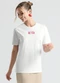 Cativa - Blusa em Algodão Vermelho - variação: Branco