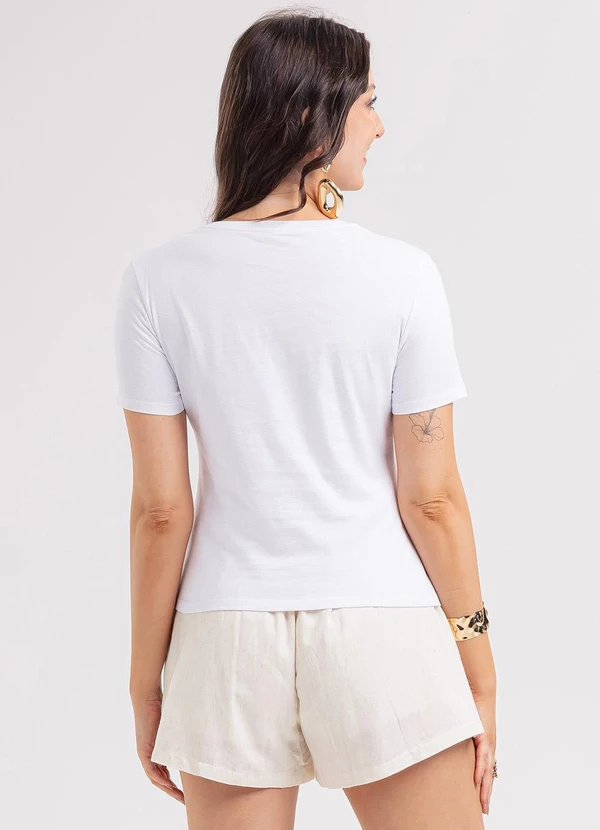 Habana - Blusa em Algodão Branco 2